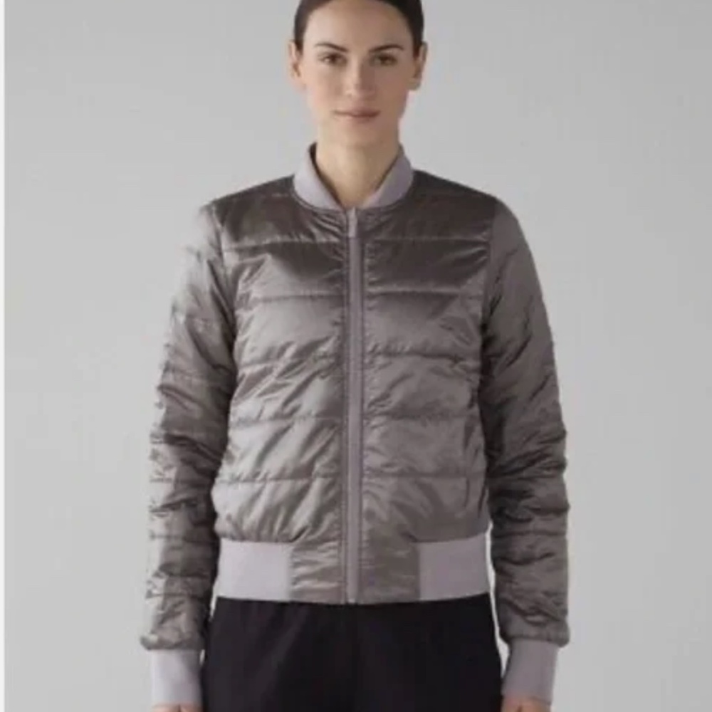 Lululemon Non Stop Reversible Bomber Jacket Size 6